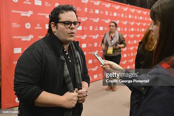 Actor Josh Gad attends the "jOBS" Premiere during the 2013 Sundance Film Festival at Eccles Center Theatre on January 25, 2013 in Park City, Utah.