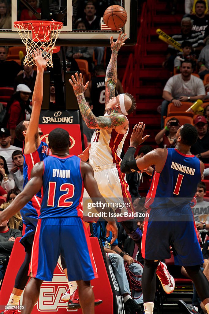 Detroit Pistons v Miami Heat