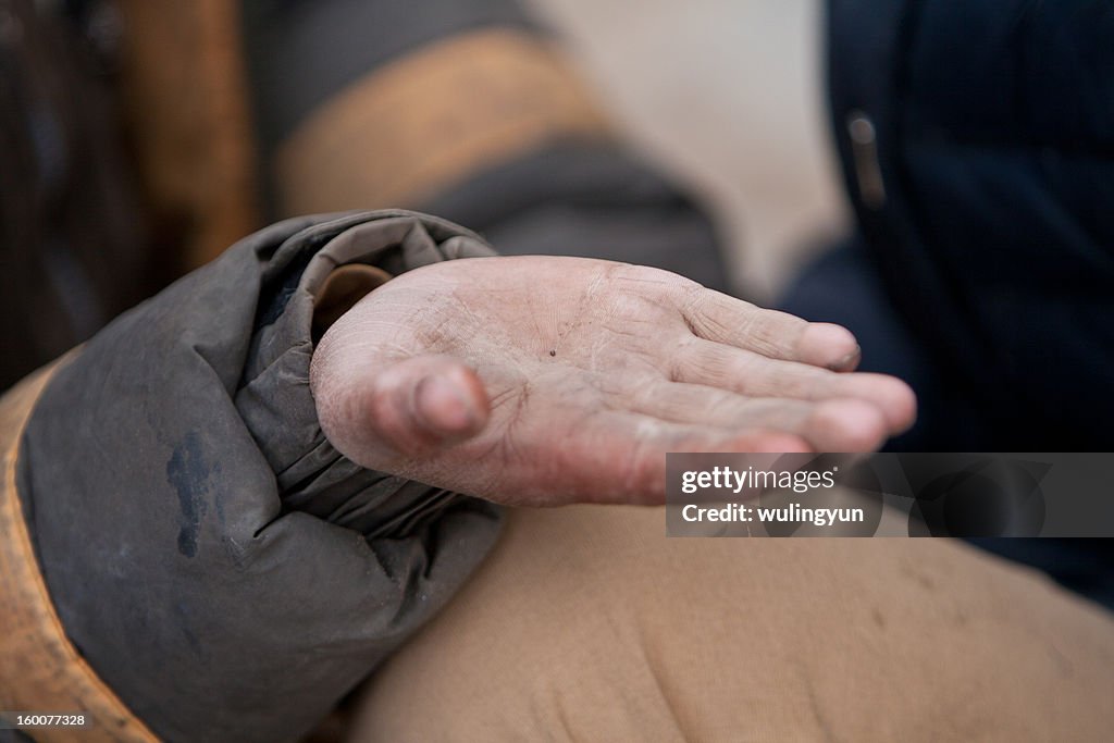 Small pill in hand