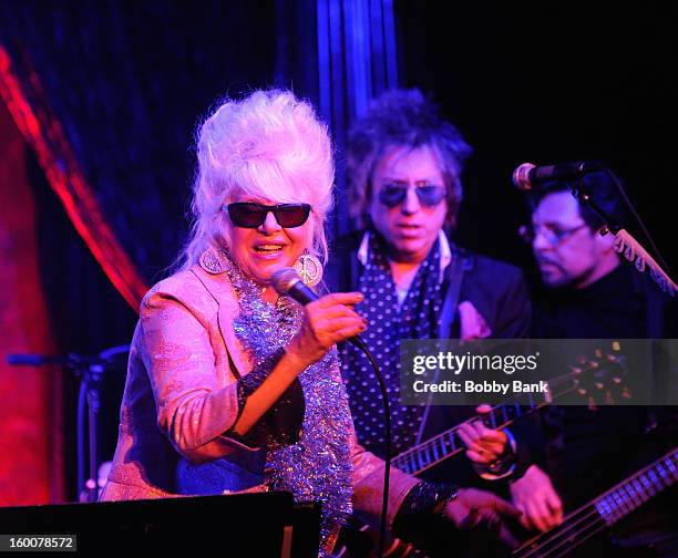 Christine Ohlman performs at The Cutting Room on January 25, 2013 in New York, New York.