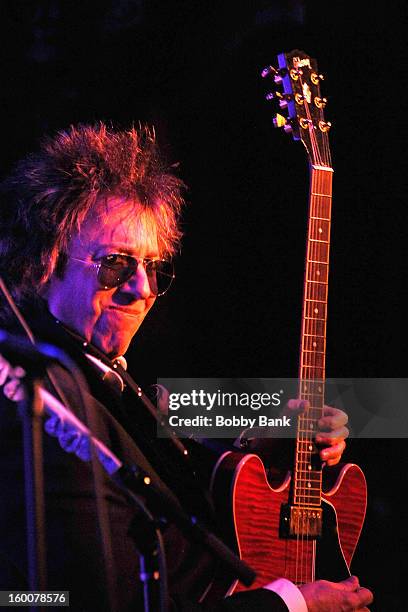 Ricky Byrd performs at The Cutting Room on January 25, 2013 in New York, New York.