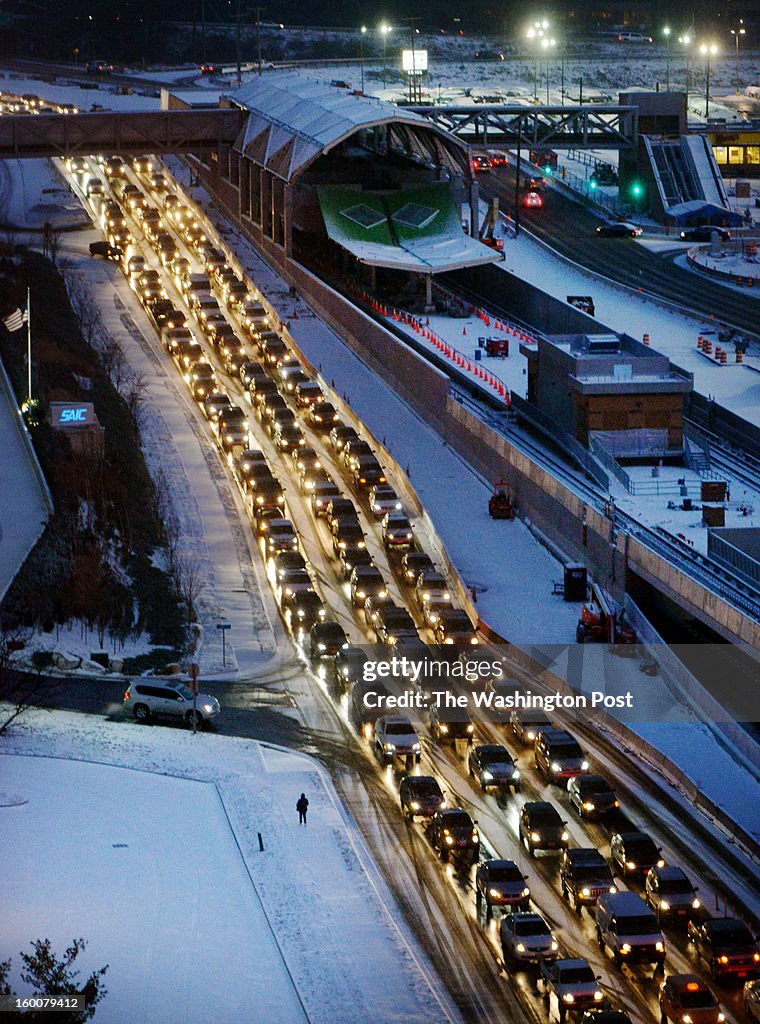 Snowfall in the DC Area