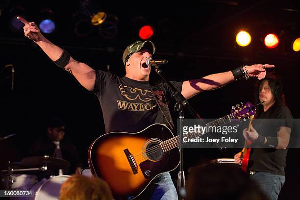 Trent Tomlinson performs in concert at 8 Second Saloon on January 25, 2013 in Indianapolis, Indiana.
