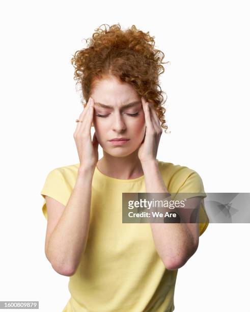 headache stress - despair stock pictures, royalty-free photos & images