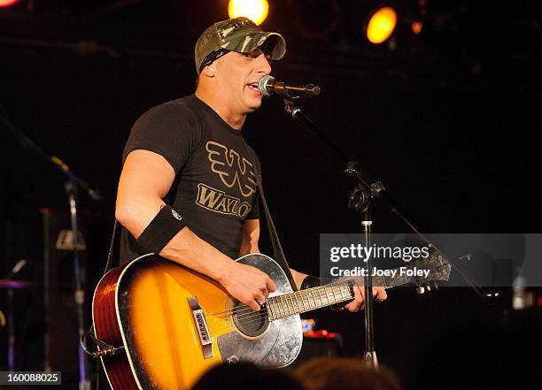 Trent Tomlinson performs in concert at 8 Second Saloon on January 25, 2013 in Indianapolis, Indiana.