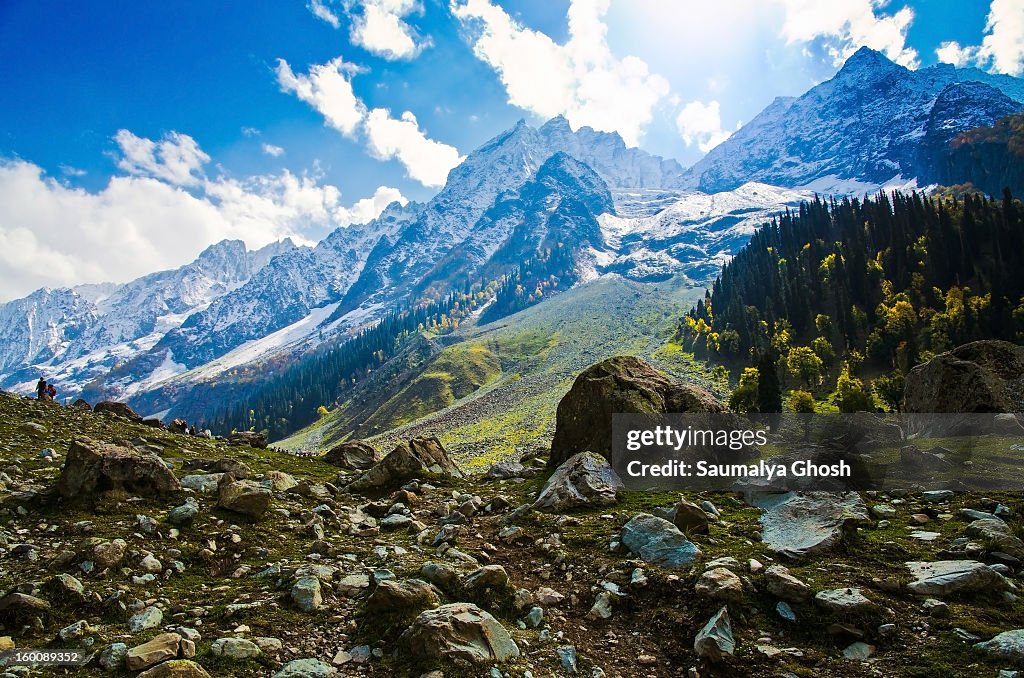 Sonmarg Valley at Kashmir