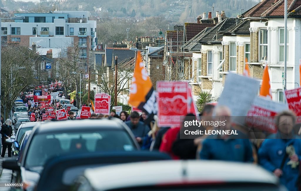 BRITAIN-POLITICS-HEALTH-PROTEST