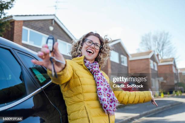 celebrating the just passed driving test - new driver stock pictures, royalty-free photos & images