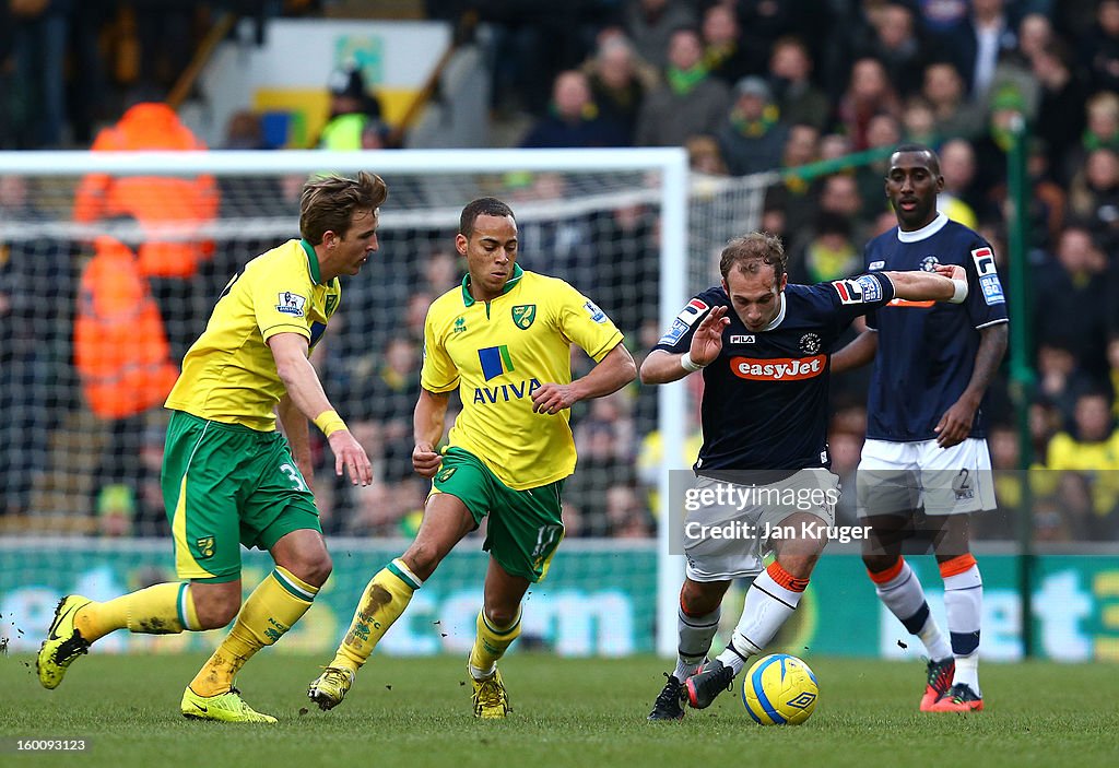 Norwich City v Luton Town - FA Cup Fourth Round