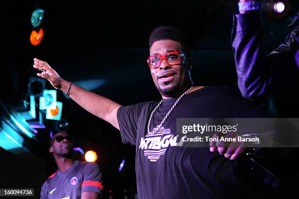 Singer Big Ali performs during "Before NRJ Music Awards 2013 Concert" at Palais des Festivals on January 25, 2013 in Cannes, France.