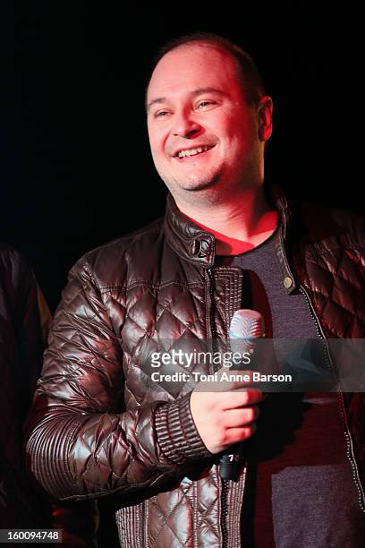Sebastien Cauet attends "Before NRJ Music Awards 2013 Concert" at Palais des Festivals on January 25, 2013 in Cannes, France.