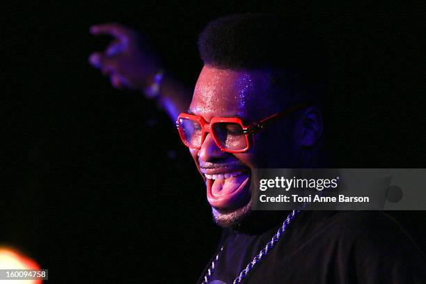 Singer Big Ali performs during "Before NRJ Music Awards 2013 Concert" at Palais des Festivals on January 25, 2013 in Cannes, France.