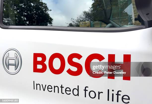 Kingston on Thames, Surrey, LONDON,ENGLAND - August 2023 Bosch van in Kingston on Thames :