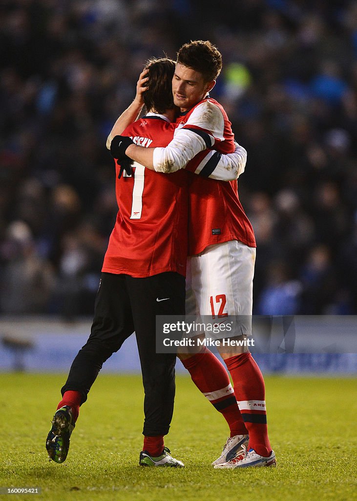 Brighton & Hove Albion v Arsenal - FA Cup Fourth Round