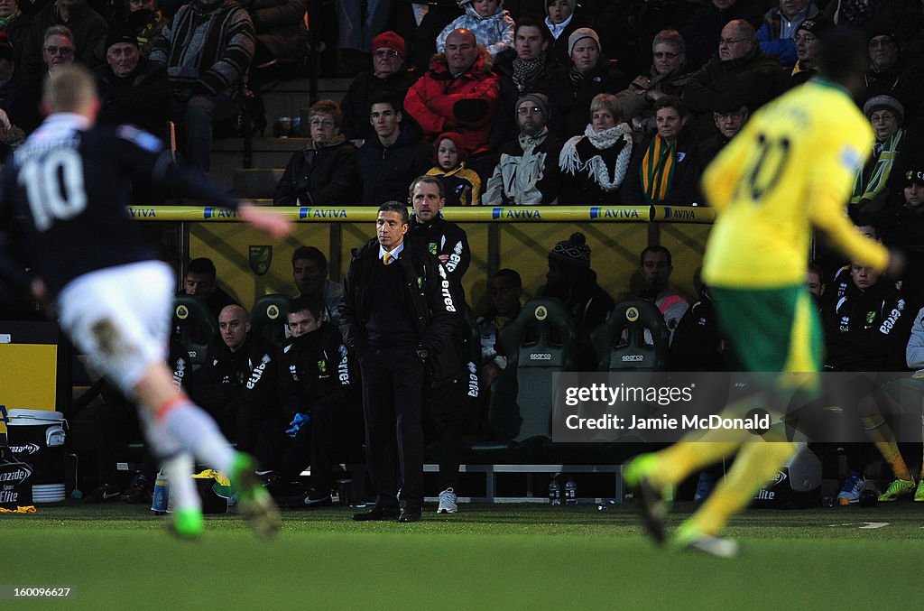 Norwich City v Luton Town - FA Cup Fourth Round