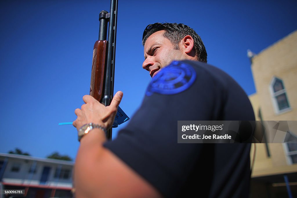 Miami Holds Gun Buy Back Program In Effort To Get Firearms Off The Street