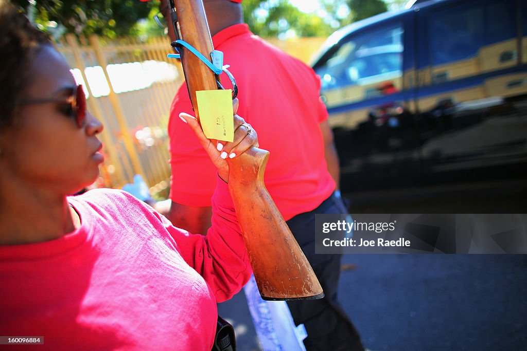 Miami Holds Gun Buy Back Program In Effort To Get Firearms Off The Street