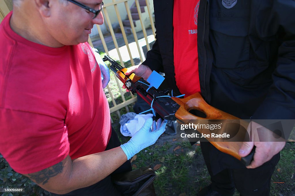 Miami Holds Gun Buy Back Program In Effort To Get Firearms Off The Street