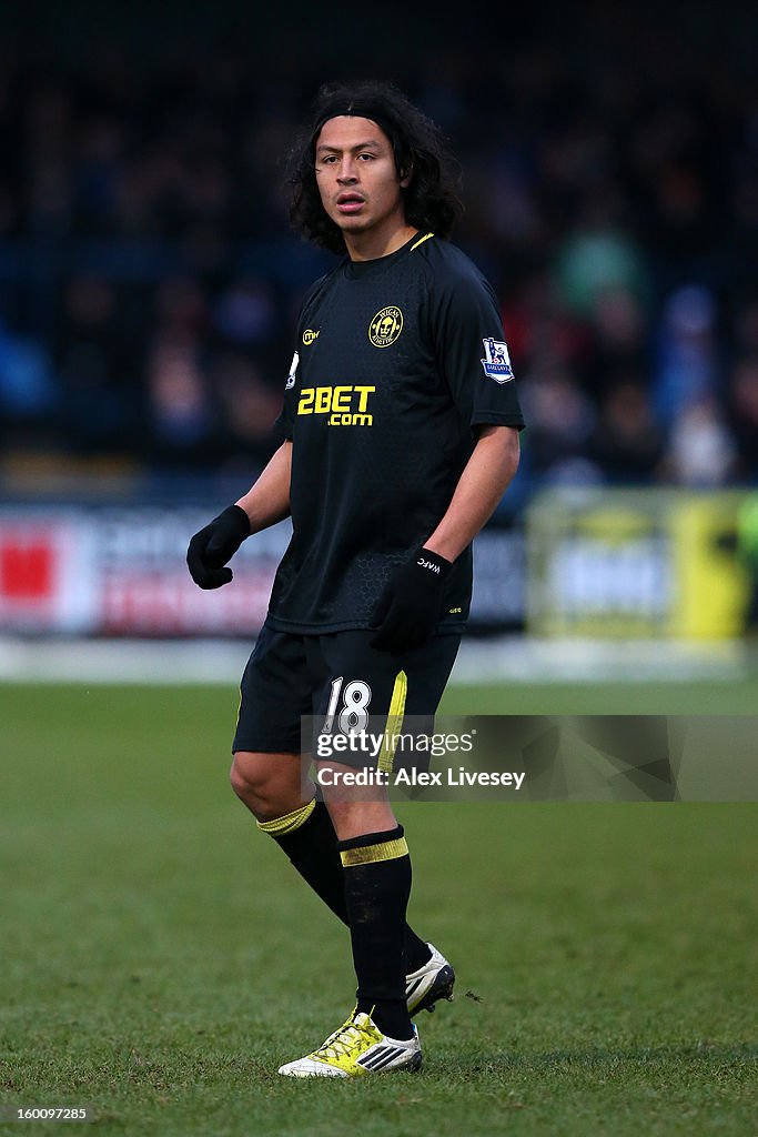 Macclesfield Town v Wigan Athletic - FA Cup Fourth Round