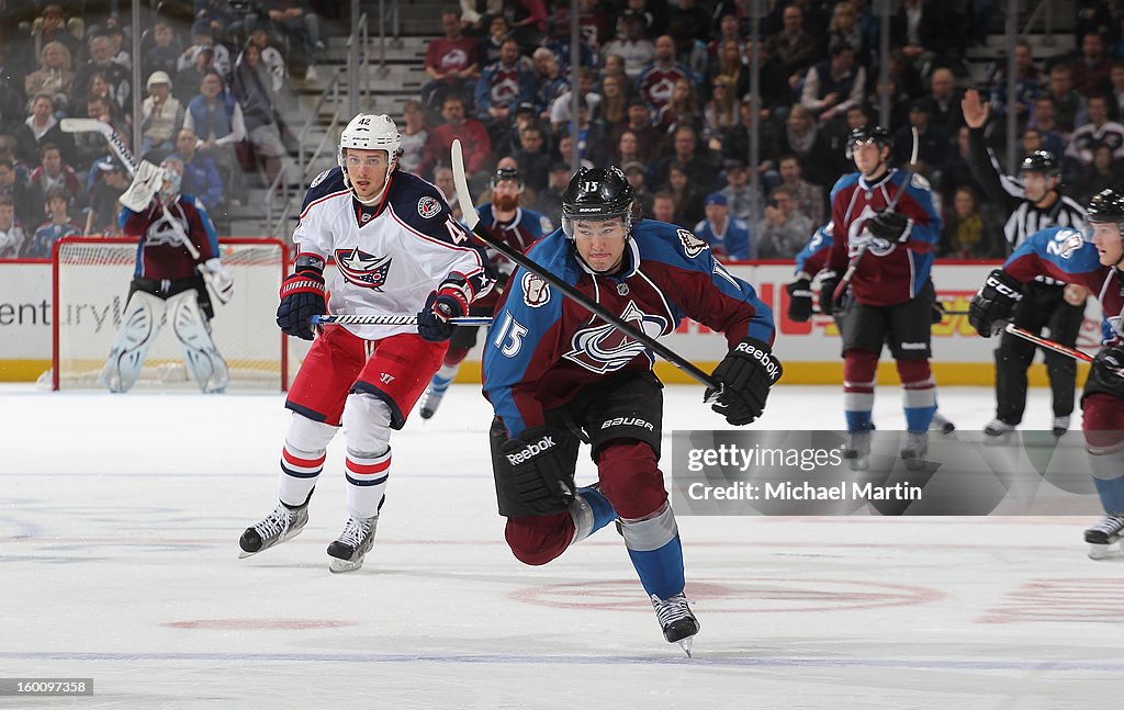 Columbus Blue Jackets v Colorado Avalanche