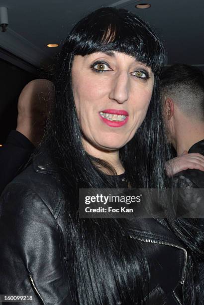 Rossy de Palma attends the 'Body Double' Ali Mahdavi Exhibition Preview Cocktail At Hotel W on January 25, 2013 in Paris, France.