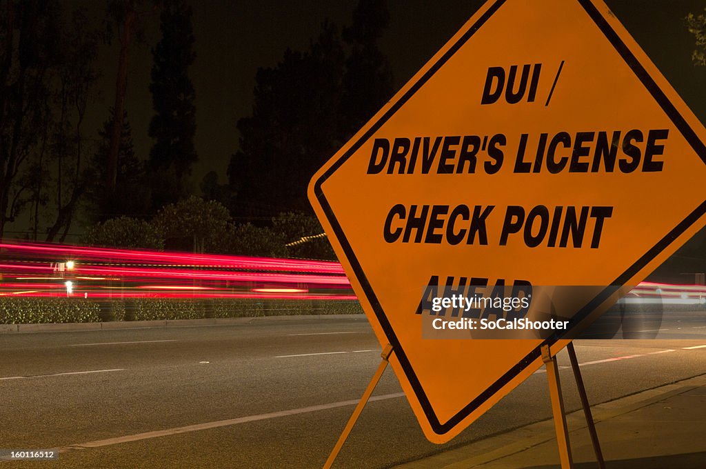 OrangeCheckpointSign