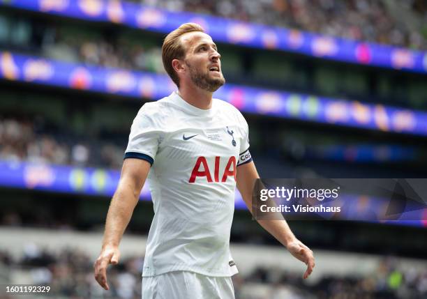 Harry Kane of Tottenham Hotspur during the pre-season friendly match between Tottenham Hotspur and Shakhtar Donetsk at Tottenham Hotspur Stadium on...