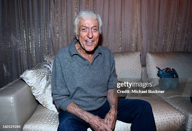 Actor Dick Van Dyke attends the SAG Awards behind the scenes media day at The Shrine Auditorium on January 26, 2013 in Los Angeles, California....