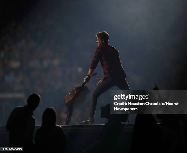 Dierks Bentley performs at the Houston Livestock Show and Rodeo at NRG Park, Friday, March 24 in Houston.