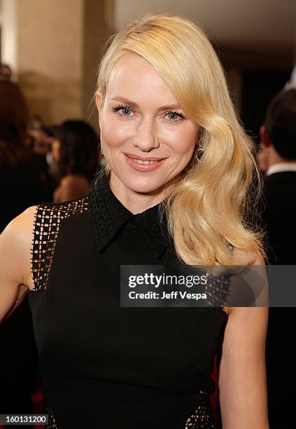 Actress Naomi Watts arrives at the 24th Annual Producers Guild Awards held at The Beverly Hilton Hotel on January 26, 2013 in Beverly Hills,...