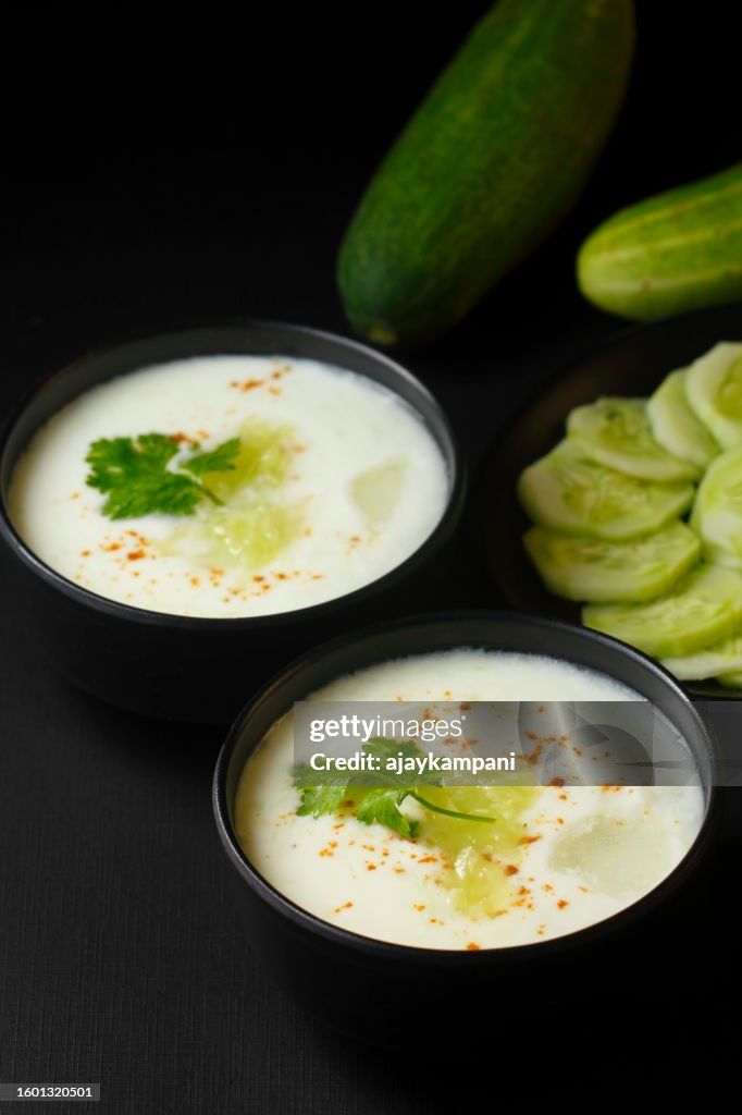 Cucumber raita