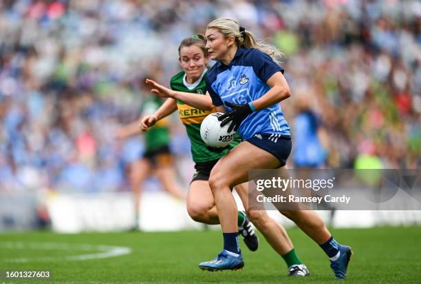 Dublin , Ireland - 13 August 2023; Ellen Gribben of Dublin during the 2023 TG4 LGFA All-Ireland Senior Championship Final match between Dublin and...