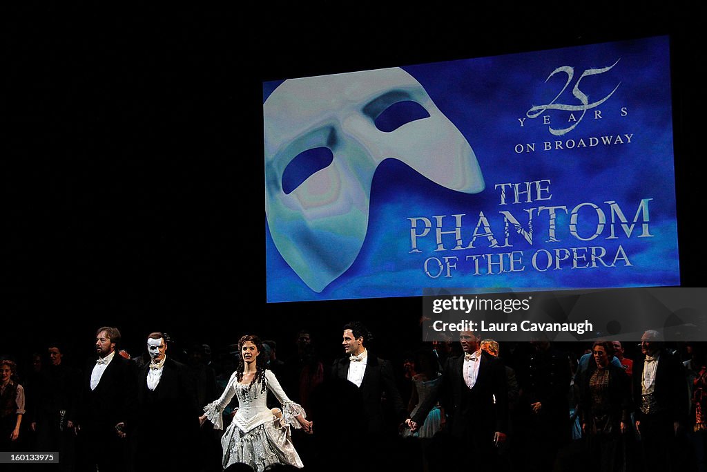 "The Phantom Of The Opera" Broadway 25th Anniversary - Curtain Call