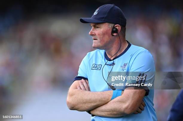 Dublin , Ireland - 13 August 2023; Dublin manager Mick Bohan during the 2023 TG4 LGFA All-Ireland Senior Championship Final match between Dublin and...