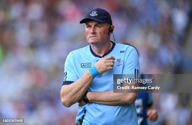 Dublin , Ireland - 13 August 2023; Dublin manager Mick Bohan during the 2023 TG4 LGFA All-Ireland Senior Championship Final match between Dublin and...