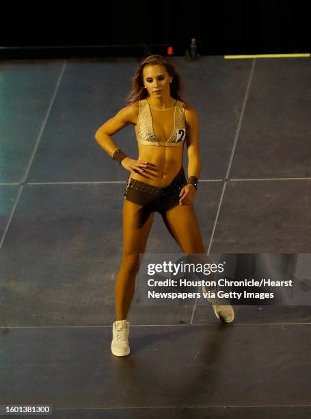 Jackie is introduced as the Houston Rockets held their final tryouts for the Rockets Power Dancers, the event was free and open to the public at the...