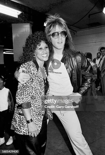 American Soul & Pop singer Darlene Love , and Heavy Metal musician Jay Jay French , of the group Twisted Sister, as they attend an afterparty at Club...