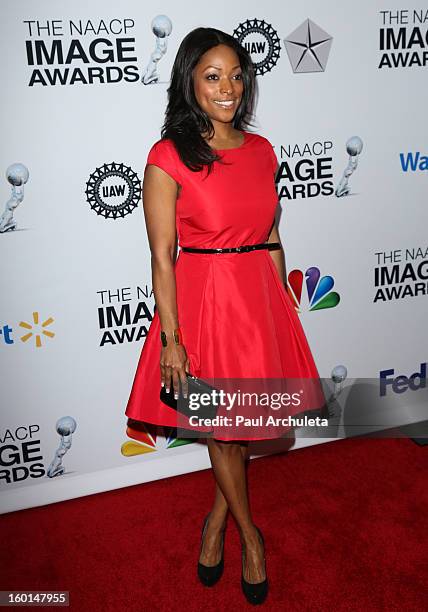 Actress Kellita Smith attends the 44th NAACP Image Awards nominee's luncheon on January 26, 2013 in Beverly Hills, California.