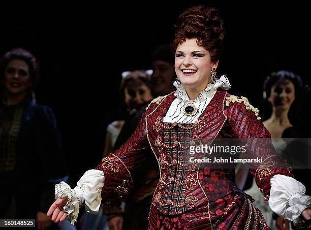 Michele Mc Connell performs at "The Phantom Of The Opera" Broadway 25th Anniversary at Majestic Theatre on January 26, 2013 in New York City.