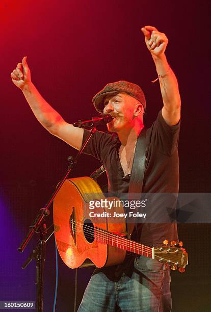 Foy Vance performs in concert at the Murat Egyptian Room on January 26, 2013 in Indianapolis, Indiana.