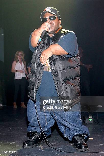 Bushwick Bill of the Geto Boys performs in concert at Emo's on January 26, 2013 in Austin, Texas.