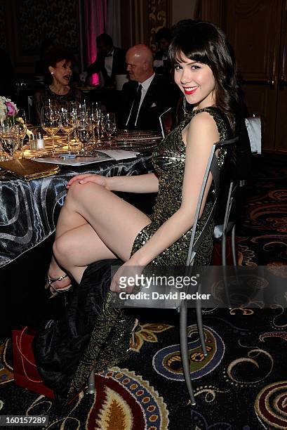 Playboy Playmate of the Year Claire Sinclair attends Nevada Ballet Theatre's 29th Annual "Woman Of The Year" Black & White Ball at the Bellagio on...