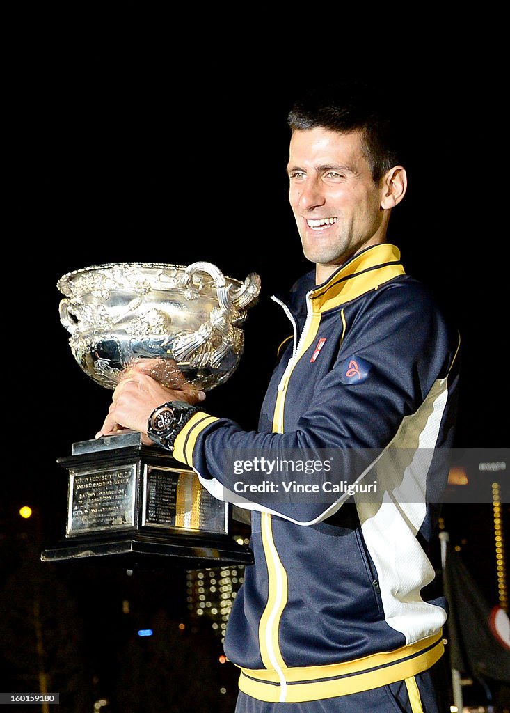 Australian Open 2013 - Men's Champion Photocall