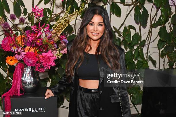 Jessica Wright attends the Maybelline x Mimi Webb Launch Party at Shoreditch House on August 8, 2023 in London, England.