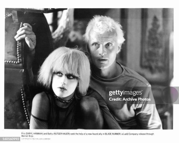 Daryl Hannah and Rutger Hauer in a scene from the film 'Blade Runner', 1982.