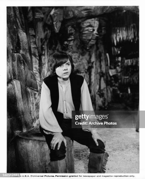 Jack Wild staring in a scene from the film 'Pufnstuf', 1970.