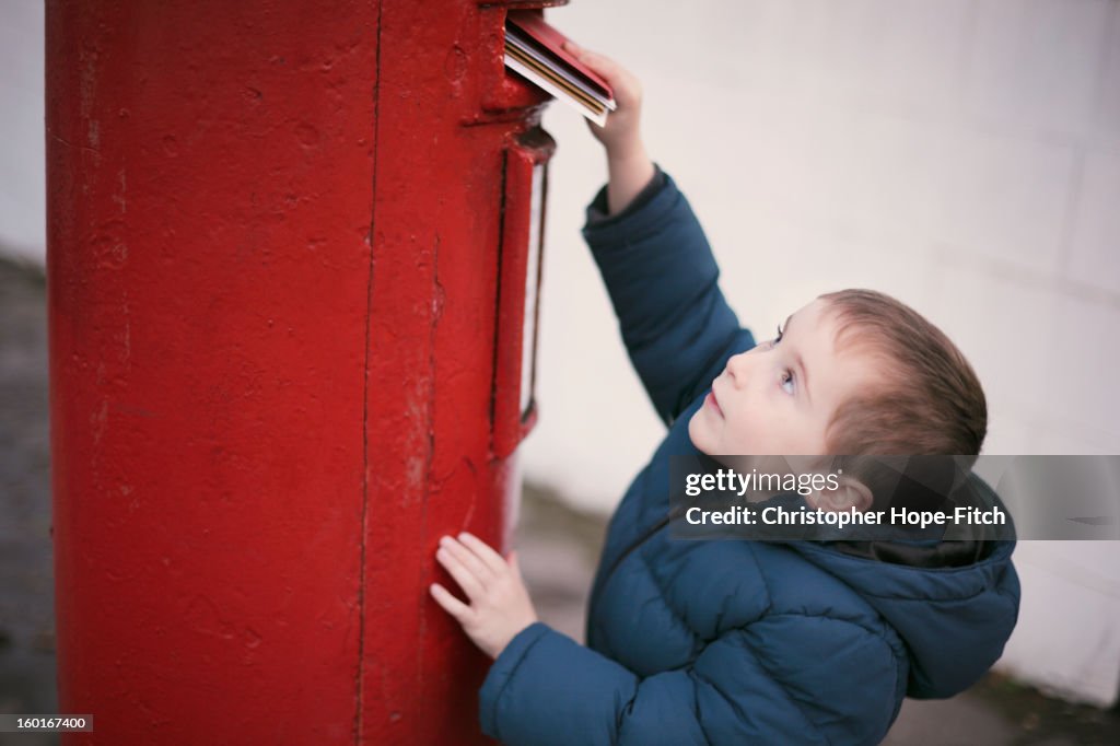 Posting Christmas cards