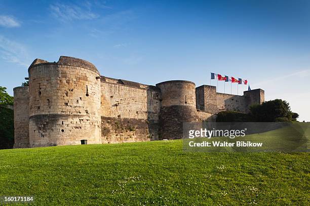 chateau of william the conquerer, exterior - william walter stock pictures, royalty-free photos & images