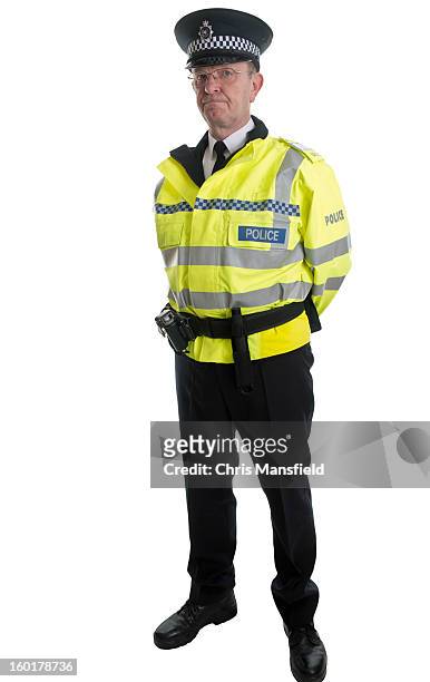 警察官 officer - uk police ストックフォトと画像