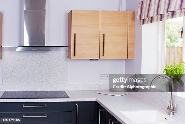 moderne küche - laminiertes plastik stock-fotos und bilder